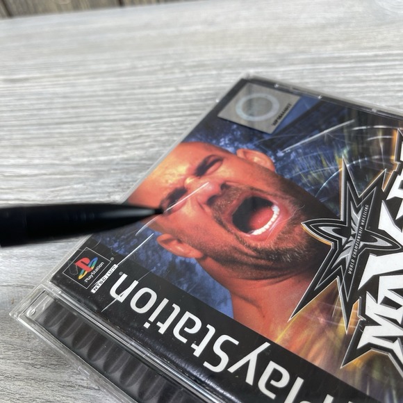 WCW Mayhem Sony PlayStation 1 PS1 Complete w/ Manual Black Label Tested - Picture 13 of 16